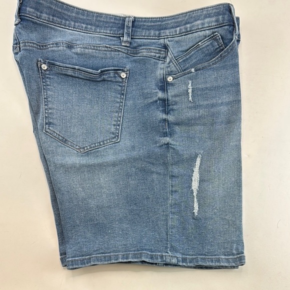 Wit & Wisdom Ab’Solution Denim Shorts Long Size 16 - Picture 3 of 13
